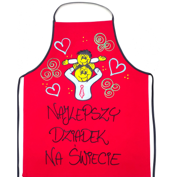 [Fb55] Fartuszek bawełniany NAJLEPSZY DZIADEK NA ŚWIECIE